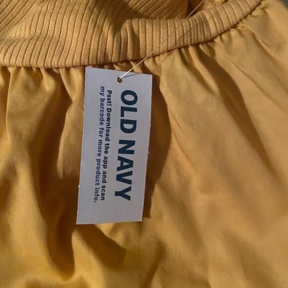 Old Navy Maxi‎ Dress 3X Cottagecore Balletcore Bohemian Peasant Beachy Yellow - Picture 12 of 13